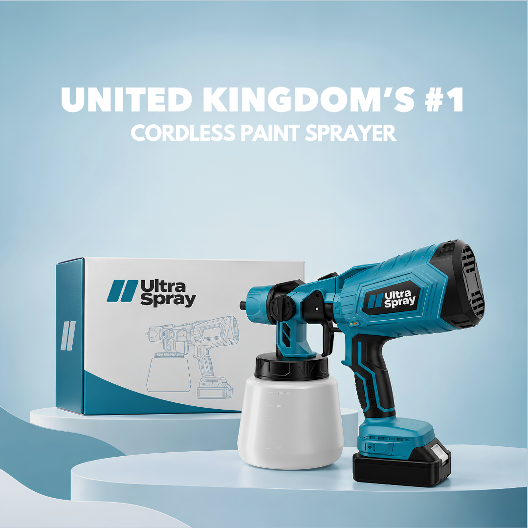 Ultra Spray Cordless Paint Sprayer – (2X Batteries Included)